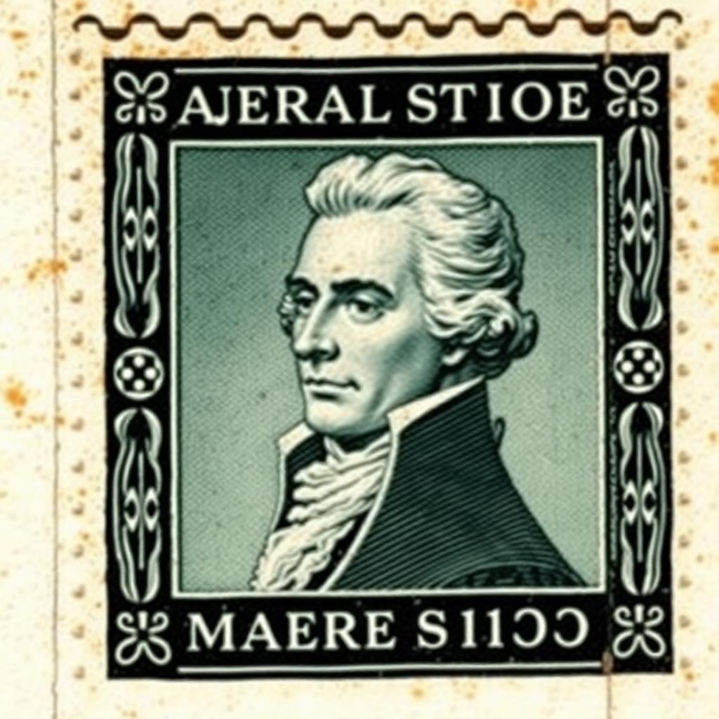 Lafayette commemorative stamp